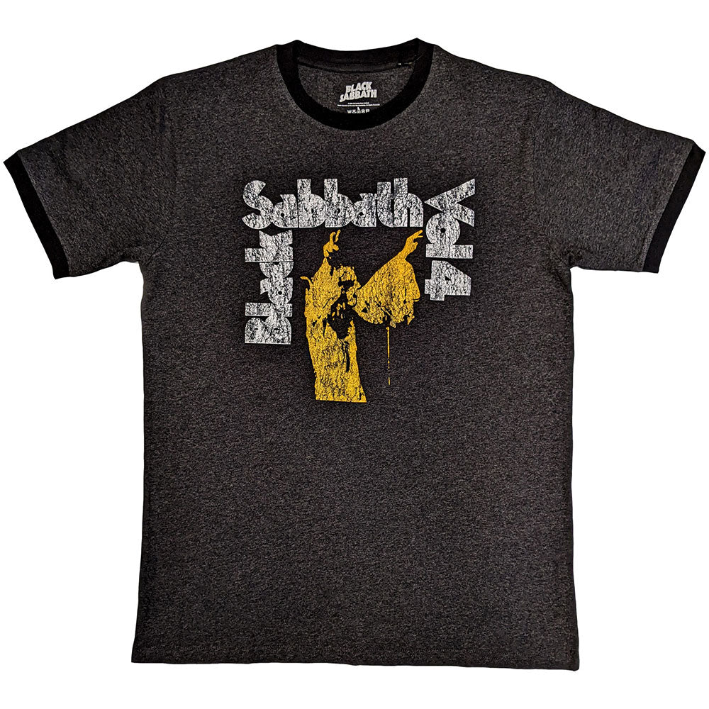 Image of Black Sabbath Ringer T-shirt - Vol4 Rock Off